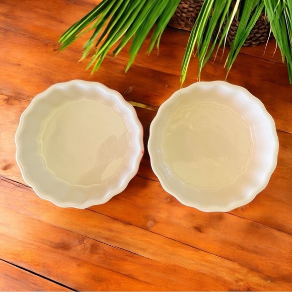 ROCQ Parisian Patisserie Scalloped Tart, Quiche & Flan Dishes - Set of 2 - Picture 3 of 11